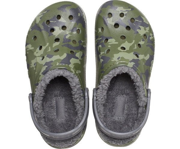 Crocs Baya Printed Fodrade Clog Camo | 15646733