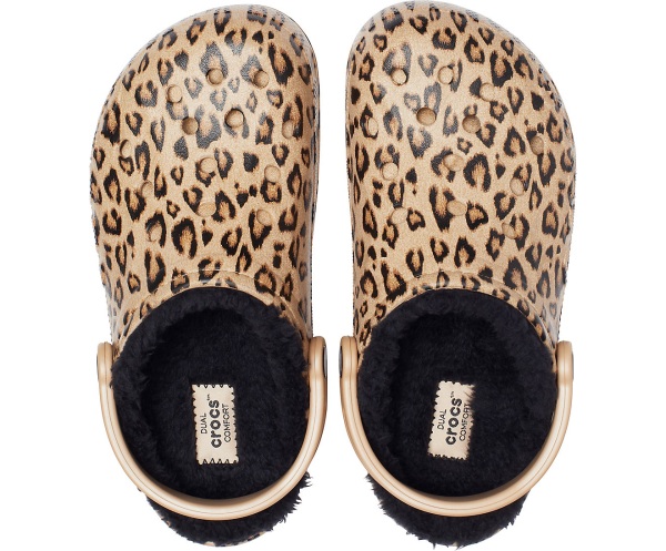 Crocs Baya Printed Fodrade Clog Leopard | 97096799