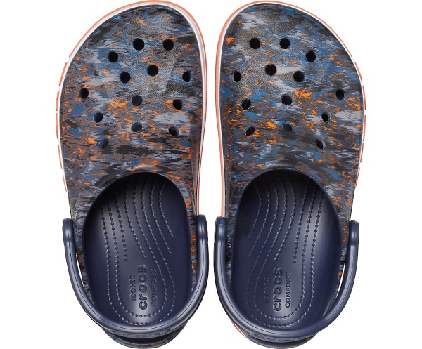 Crocs Bayaband Printed Clog Marinblå | 33833799