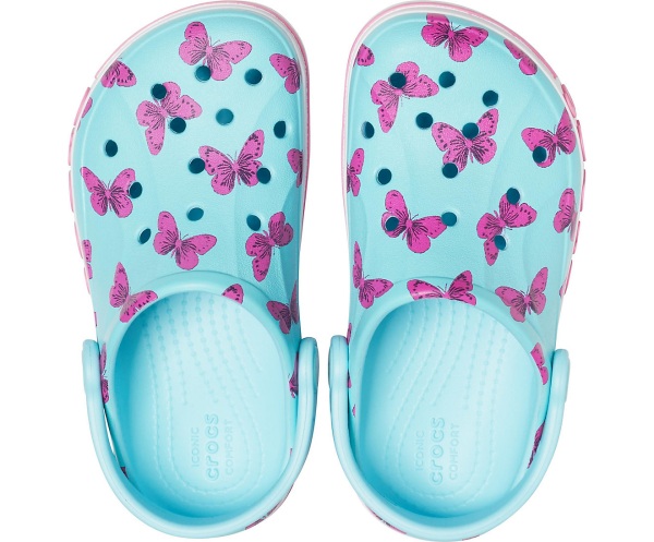 Crocs Bayaband Seasonal Printed Clog Blå | 27153612