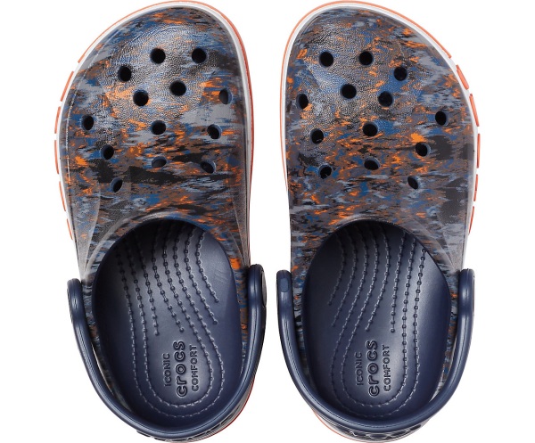 Crocs Bayaband Seasonal Printed Clog Marinblå | 80159110