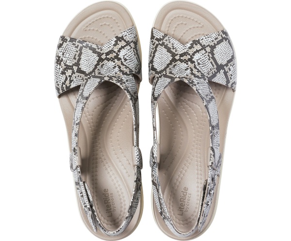Crocs Brooklyn Höga Kilklack Grå | 43017593