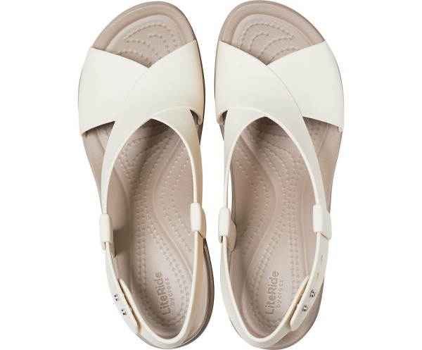 Crocs Brooklyn Höga Kilklack Vita | 13165691