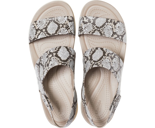 Crocs Brooklyn Låga Kilklack Grå | 55041699