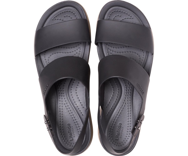 Crocs Brooklyn Låga Kilklack Svarta | 77592655