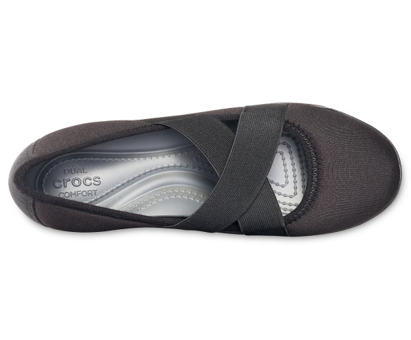 Crocs Busy Day Snörade Kilklack Svarta | 37455557