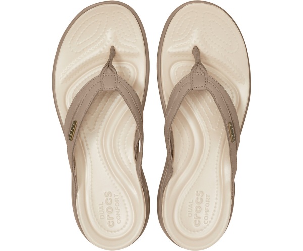 Crocs Capri Basic Snörade Beige | 12871557