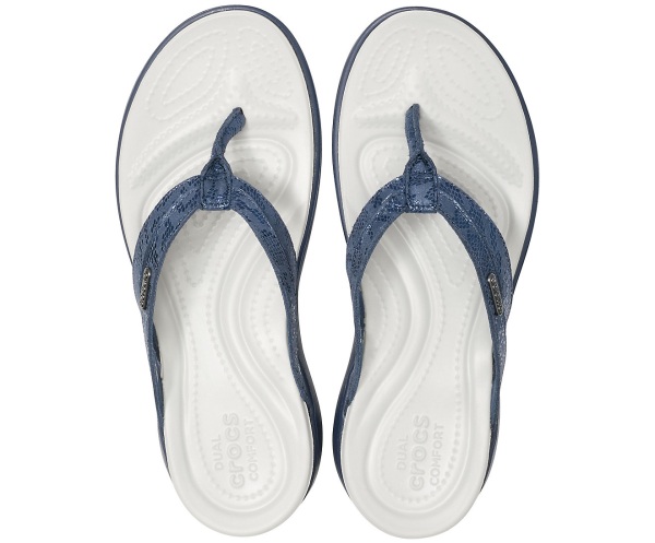 Crocs Capri Snörade Marinblå | 19259569