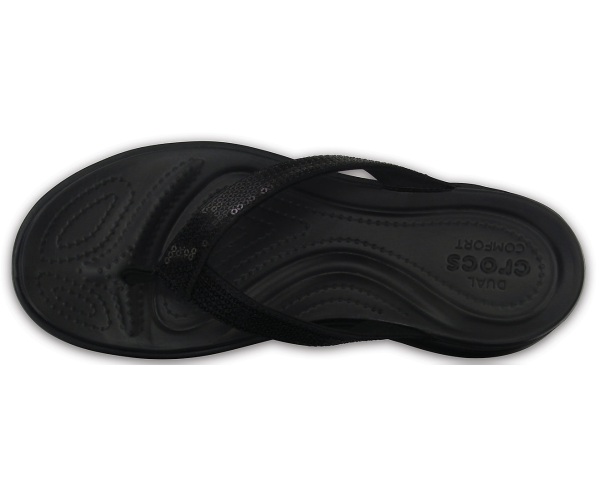 Crocs Capri V Sequin Svarta | 70859134