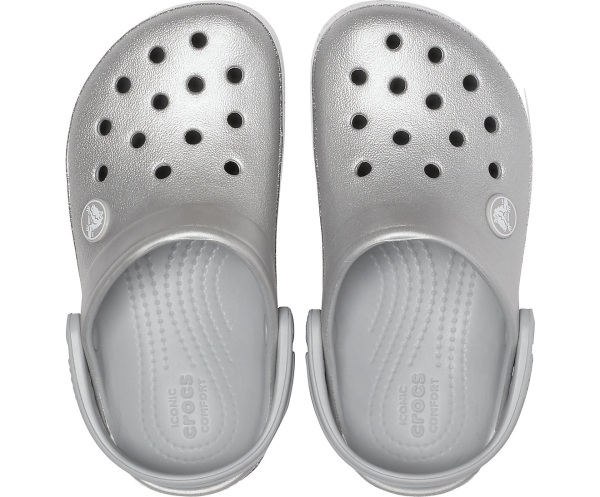Crocs Crocband Glitter Clog Silver | 35167661