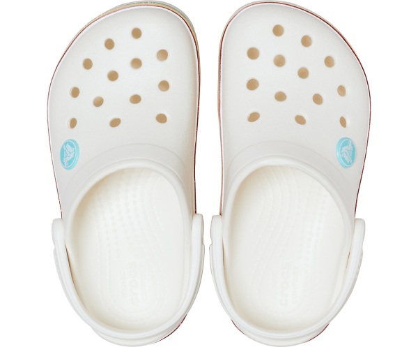 Crocs Crocband Rainbow Glitter Clog Vita | 52048127