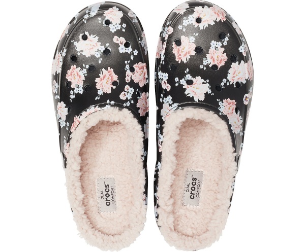 Crocs Freesail Printed Fodrade Clog Svarta | 64749022