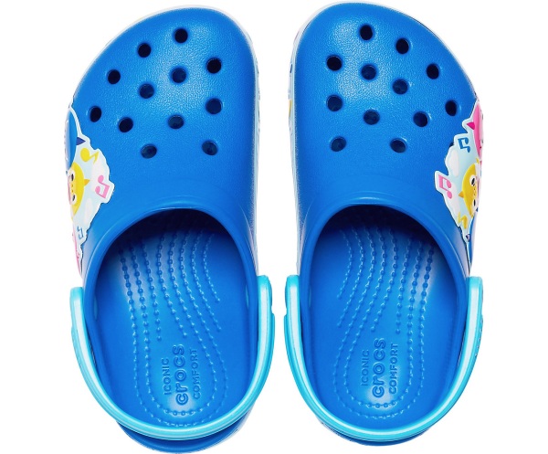 Crocs Fun Lab Baby Shark Band Clog Blå | 66115614