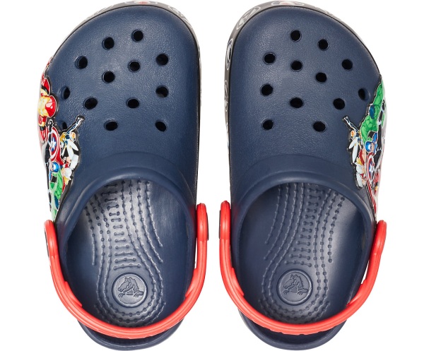Crocs Fun Lab Marvel Band Lights Clog Marinblå | 50982875