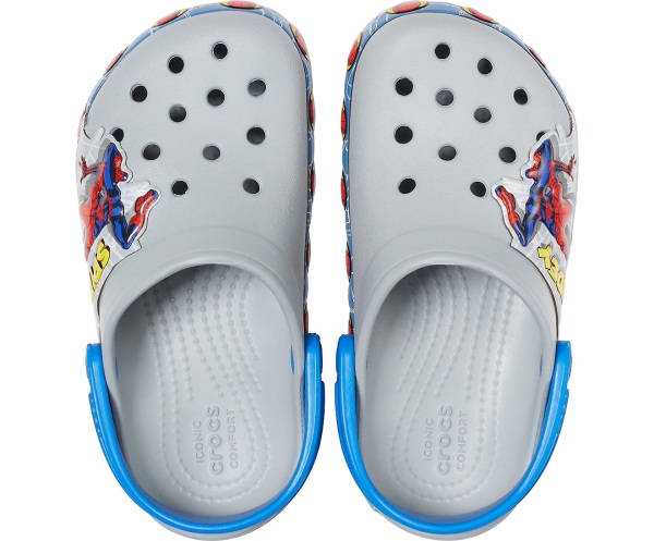 Crocs Fun Lab Spider-Man Lights Clog LjusGrå | 22024734