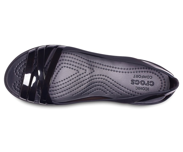 Crocs Isabella Huarache II Platta Svarta | 95921937