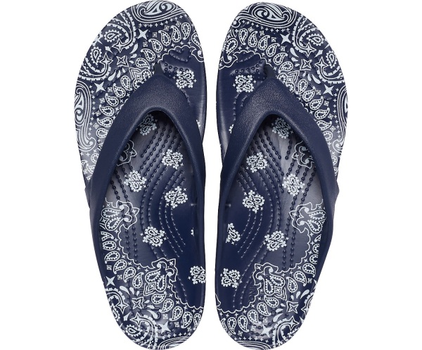 Crocs Kadee II Bandana Print Marinblå | 44406284