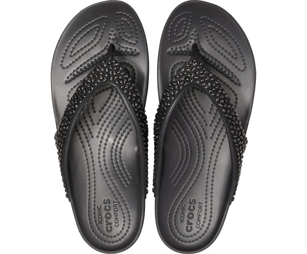 Crocs Kadee II Embellished Svarta | 29615670
