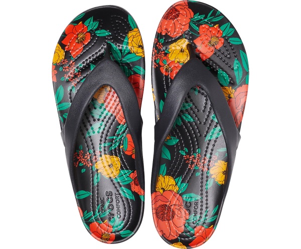 Crocs Kadee II Printed Floral Svarta | 36144477