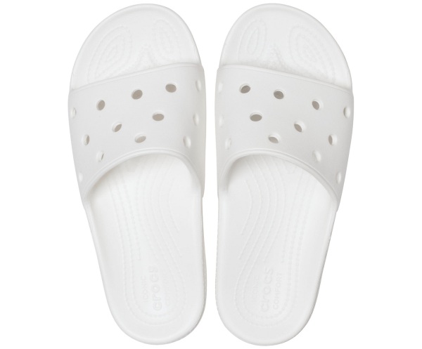 Crocs Klassiska Badtofflor Vita | 23092397