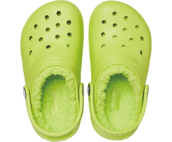 Crocs Klassiska Fodrade Clog LjusGröna | 54842365