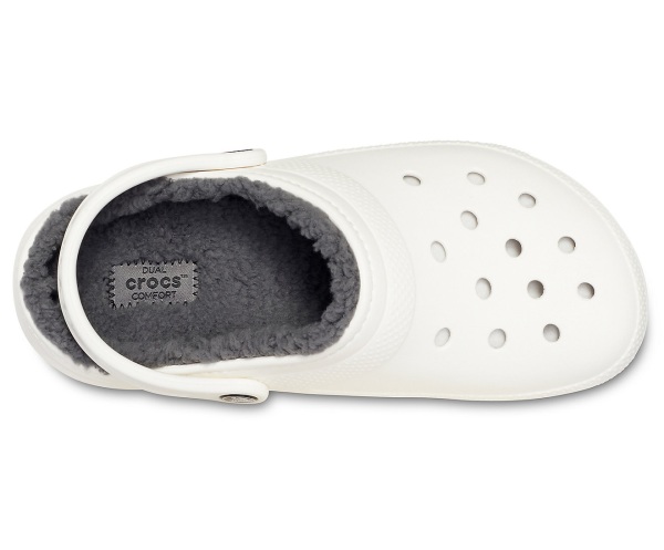 Crocs Klassiska Fodrade Clog Vita | 76314839