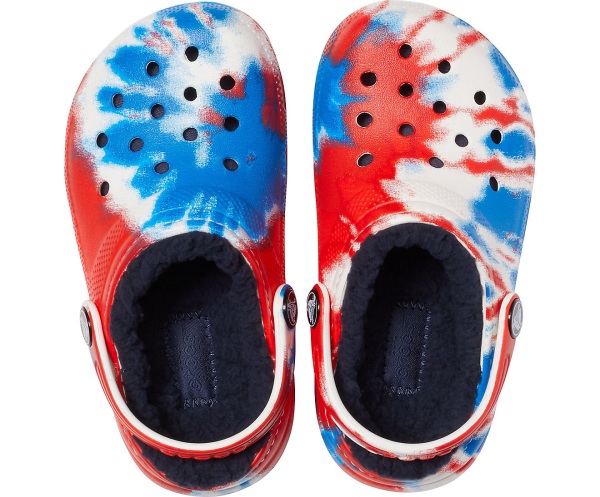 Crocs Klassiska Fodrade Tie-Dye Graphic Clog Olika Färger | 60772041