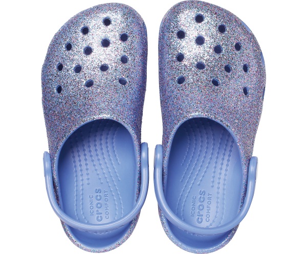 Crocs Klassiska Glitter Clog Blå | 98571812