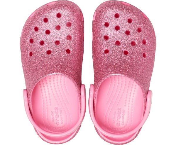Crocs Klassiska Glitter Clog Rosa | 36512009