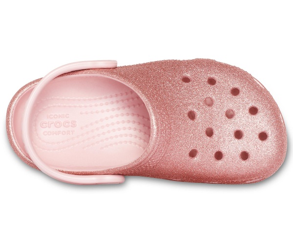 Crocs Klassiska Glitter Clog Rosa | 72186277