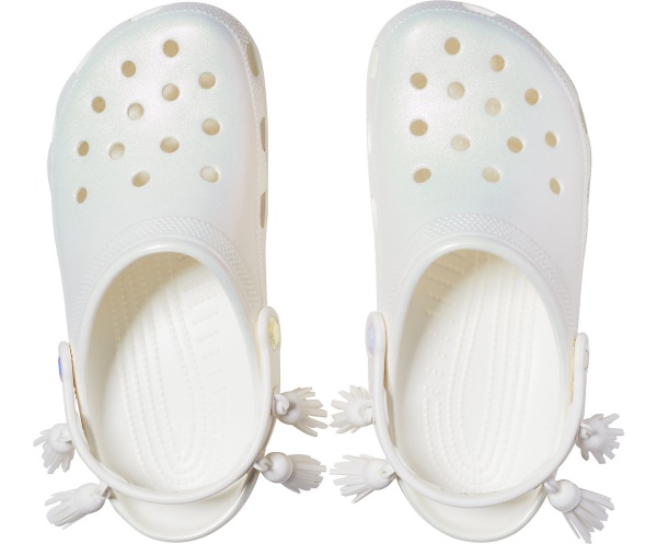 Crocs Klassiska Iridescent Clog Vita | 50921355