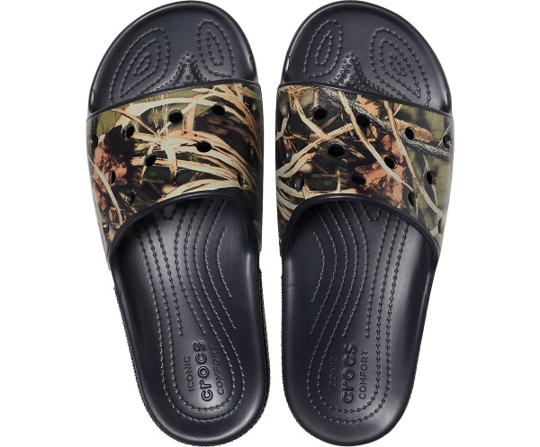 Crocs Klassiska Realtree Badtofflor Svarta | 29336543