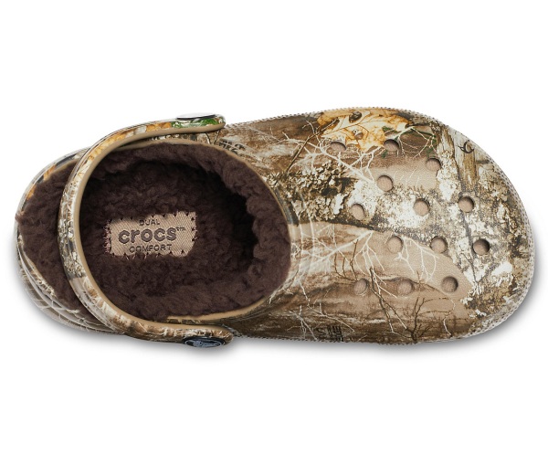 Crocs Klassiska Realtree Edge Fodrade Clog Khaki | 18059719