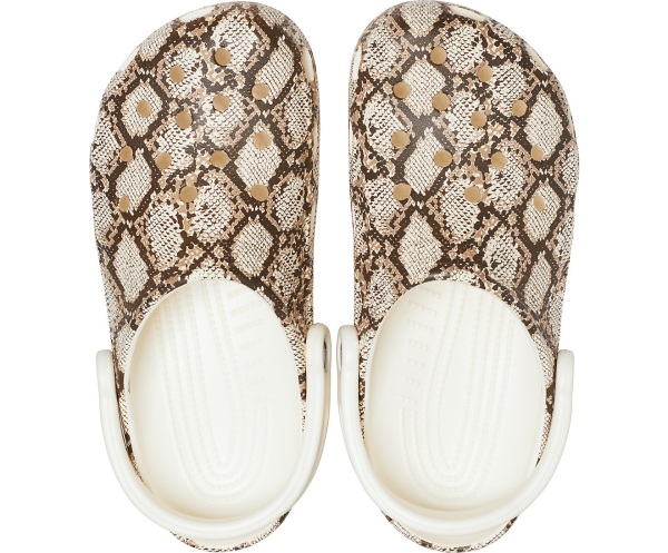 Crocs Klassiska Snake Print Clog Guld | 92941585