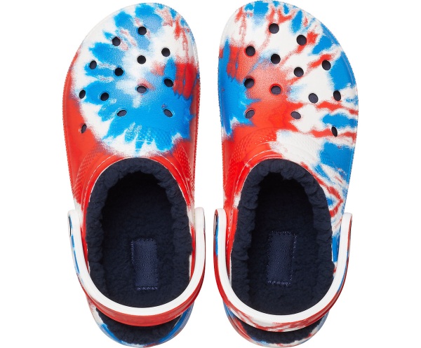 Crocs Klassiska Tie-Dye Fodrade Clog Olika Färger | 52406147