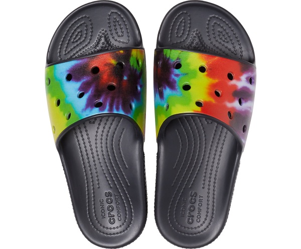 Crocs Klassiska Tie-Dye Graphic Badtofflor Olika Färger | 70643070