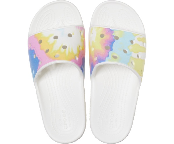Crocs Klassiska Tie-Dye Graphic Badtofflor Olika Färger | 86648217