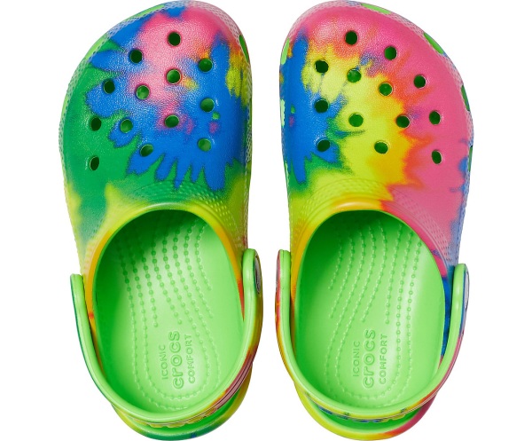 Crocs Klassiska Tie-Dye Graphic Clog Gröna | 68735151
