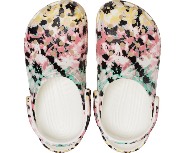 Crocs Klassiska Tie-Dye Mania Clog Olika Färger | 31973545