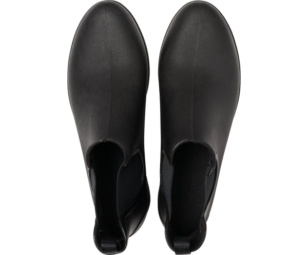 Crocs Leigh Chelsea Rain Boot Svarta | 82804725