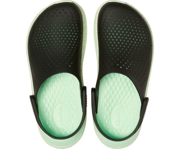 Crocs LiteRide Logo Motion Clog Svarta | 19674205