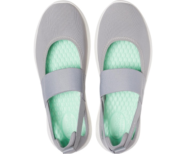 Crocs LiteRide Mary Jane LjusGrå | 12188523