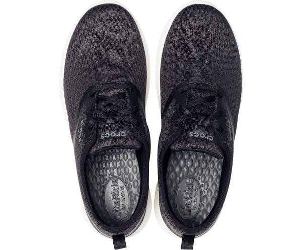 Crocs LiteRide Mesh Spets Svarta | 97721313