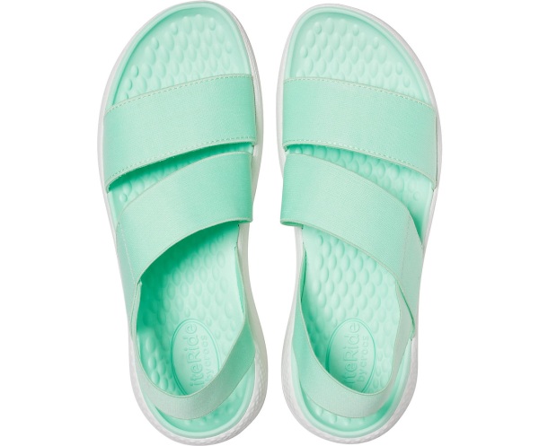 Crocs LiteRide Stretch Sandal Mintgröna | 33386494