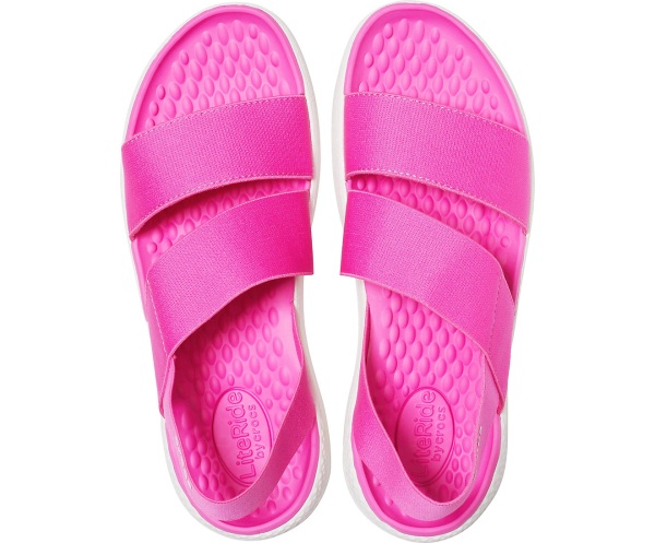 Crocs LiteRide Stretch Sandal Rosa | 26726389