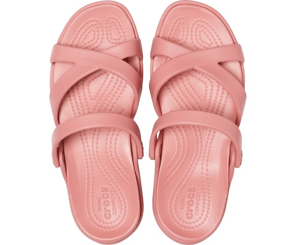 Crocs Meleen Cross-Band Sandal Rosa | 61793093