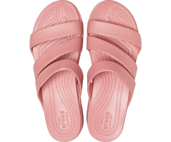 Crocs Monterey Snörade Kilklack Rosa | 13873228