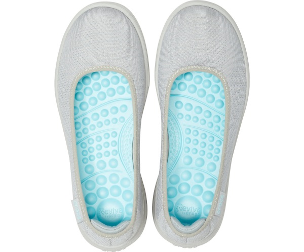 Crocs Reviva Platta LjusGrå | 46121116