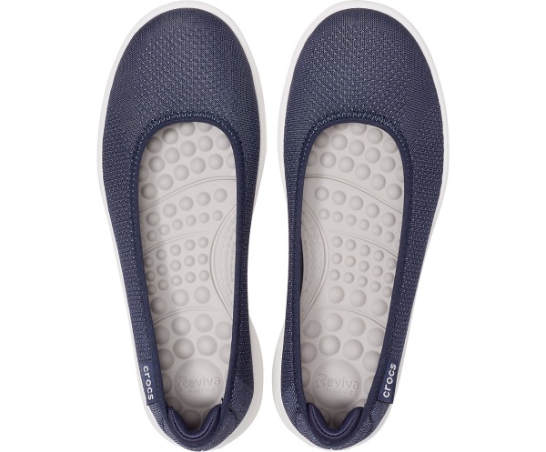 Crocs Reviva Platta Marinblå | 48416091