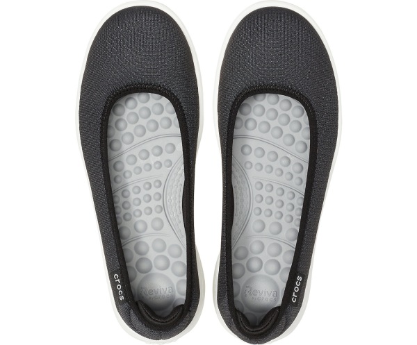 Crocs Reviva Platta Svarta | 26151302
